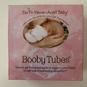 EARTH MAMA BOOBY TUBES HOT COLD REUSABLE ENGORGEMENT MASTITIS for BREAST RELIEF